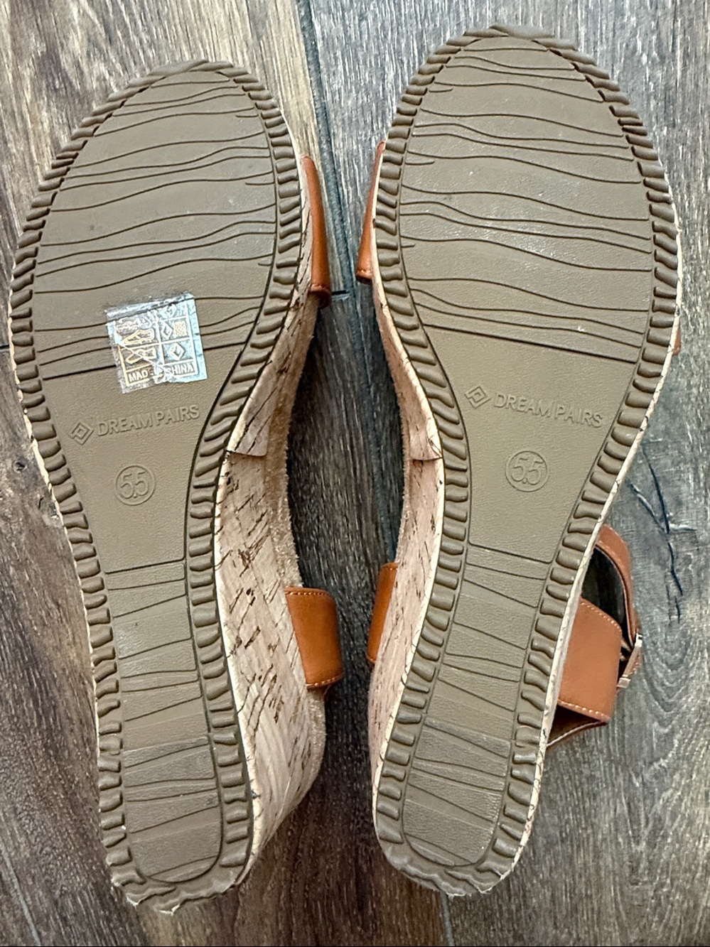 Dream Pairs Women's Brown Ankle-Strap Sandals - Picture 4 of 4